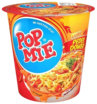 Pop Mie Dower Ayam Pedas Flavour 1